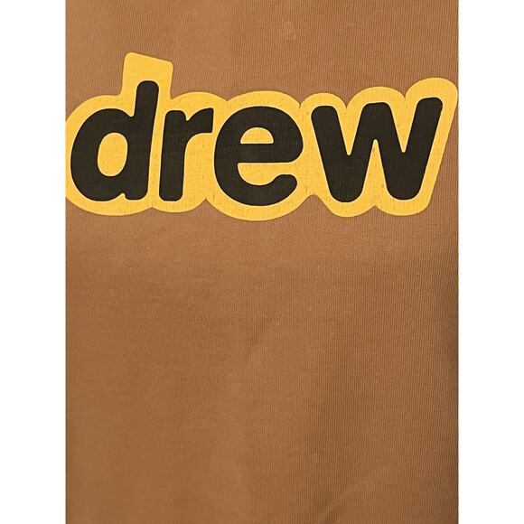 Drew House Justin Bieber Logo Hoodie•S•Mustard Gold Yellow Heavyweight Oversized - Picture 6 of 10